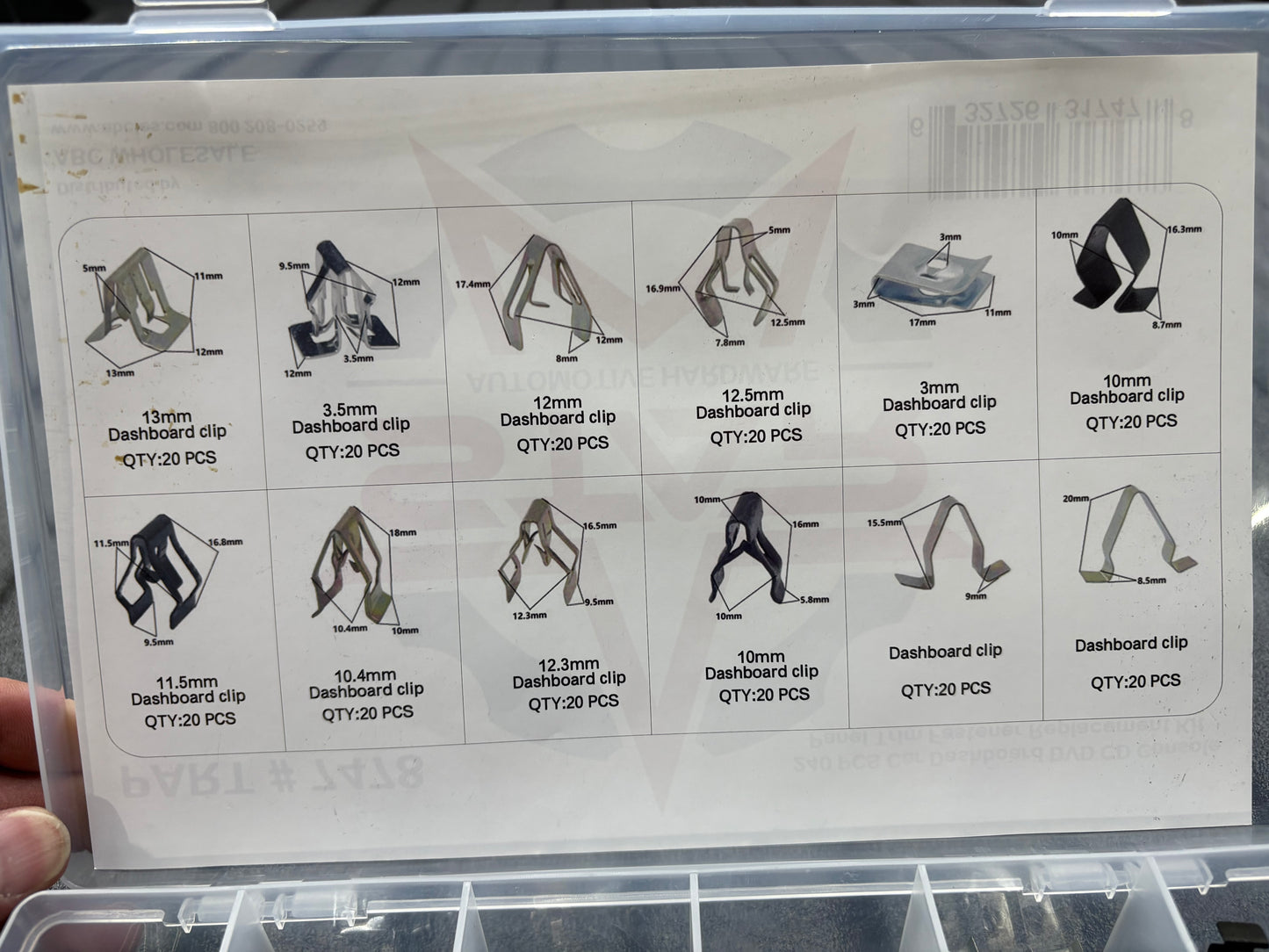 Panel Trim Fasteners