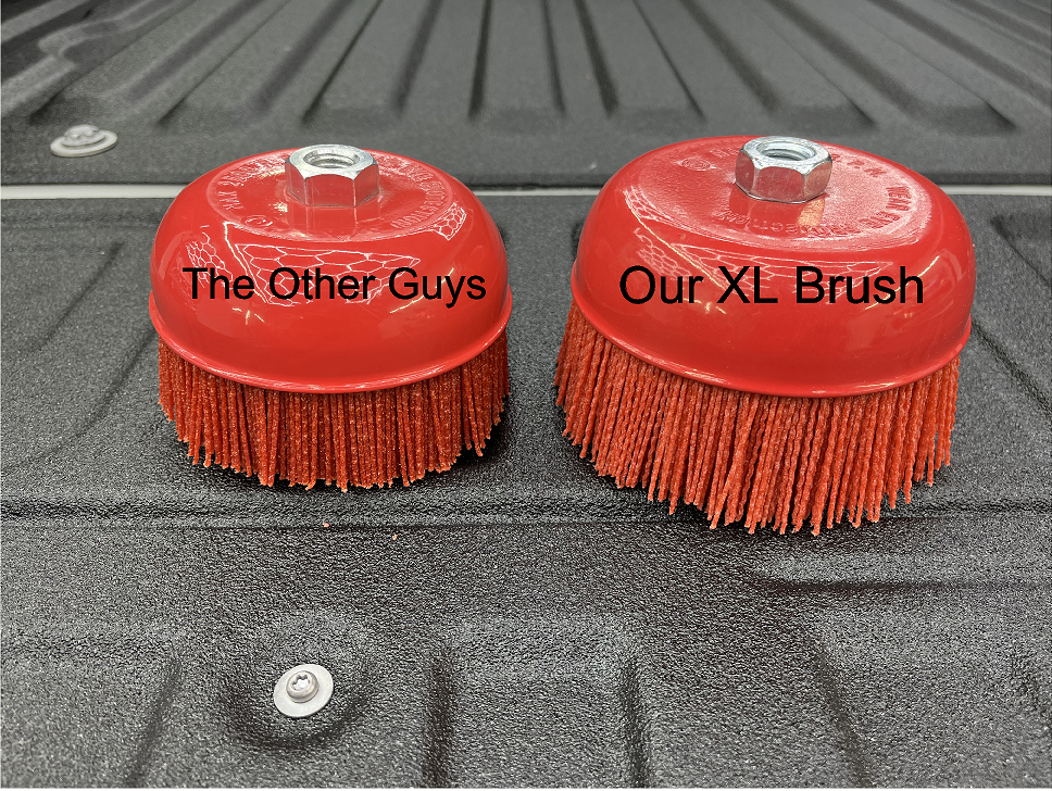 6 1/2 Inch XL Nylon Cup Brush